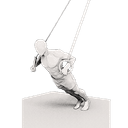 Athlete performing an incline push-up on rings